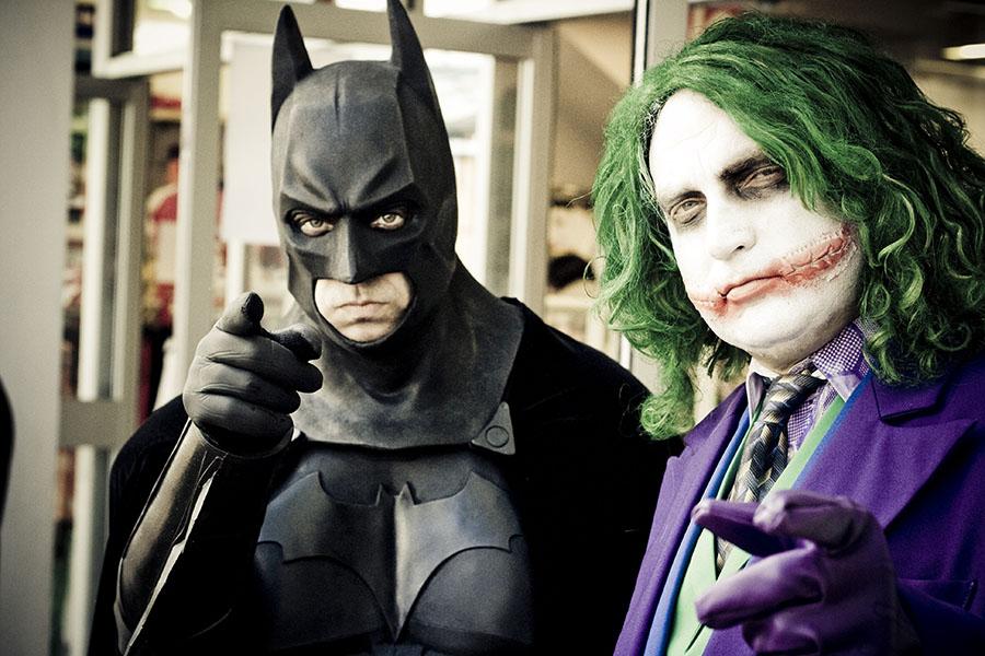 Batman With the Joker. Even though (spoiler alert) Joker died in the last game.