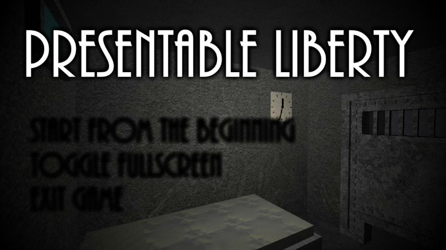 The menu screen of Presentable Liberty