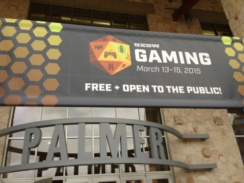 The entrance to the gaming expo at SXSW
