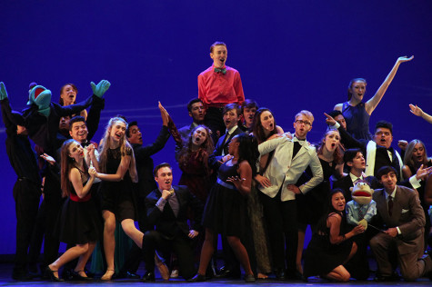 A photo of students in last years select ensemble for GAHSMTA. This is a small taste of the award show.