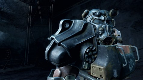 The power armor featured in the game. Fallout 4 now offers ways to add mods, and different paints to the armor.