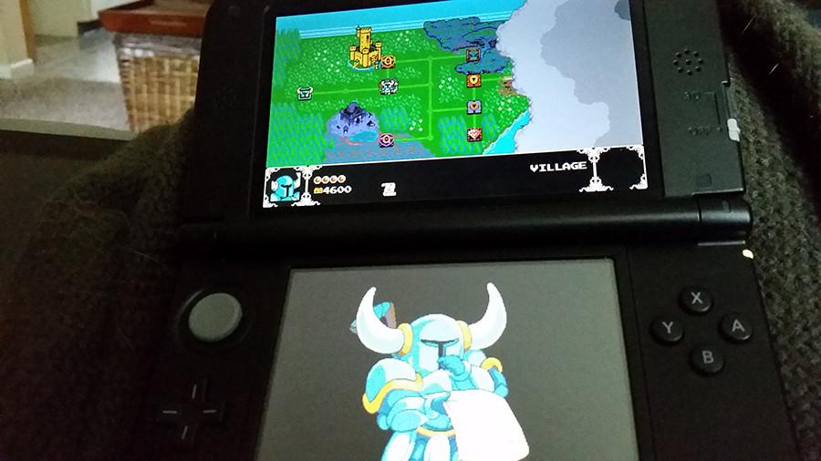 Shovel Knight on a Nintendo DS. Plague of Shadows is available on PC, Xbox, Playstation Consoles and Handhelds, and WII U and 3DS.