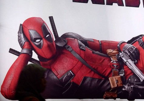 Ryan Reynolds in the Deadpool costume. People see it through out the entire movie.