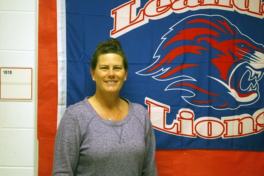 Athletic trainer Dawn Allen. She also works alongside Lauritzen for athletic training.