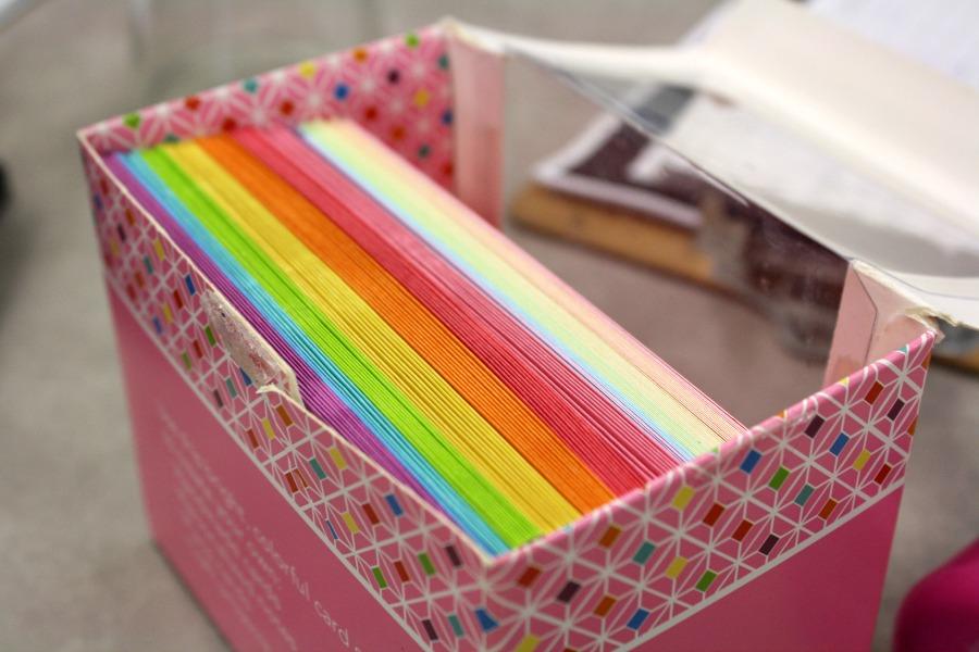 A package of envelopes that Journalism advisor Danielle Bell has set out in her classroom. It was for students to write appreciation letters to teachers.