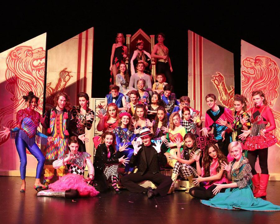 The cast of this years musical, ‘Pippin’, performed at the 4th annual GAHSMTA awards. Their featured number was ‘Magic To Do’, which opened Act Two of the award ceremony.
