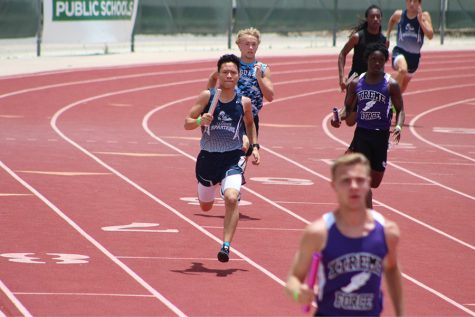 Josiah Sotomayor competed with the Leander Spartans Track Club. He placed 18th in the 4x800.