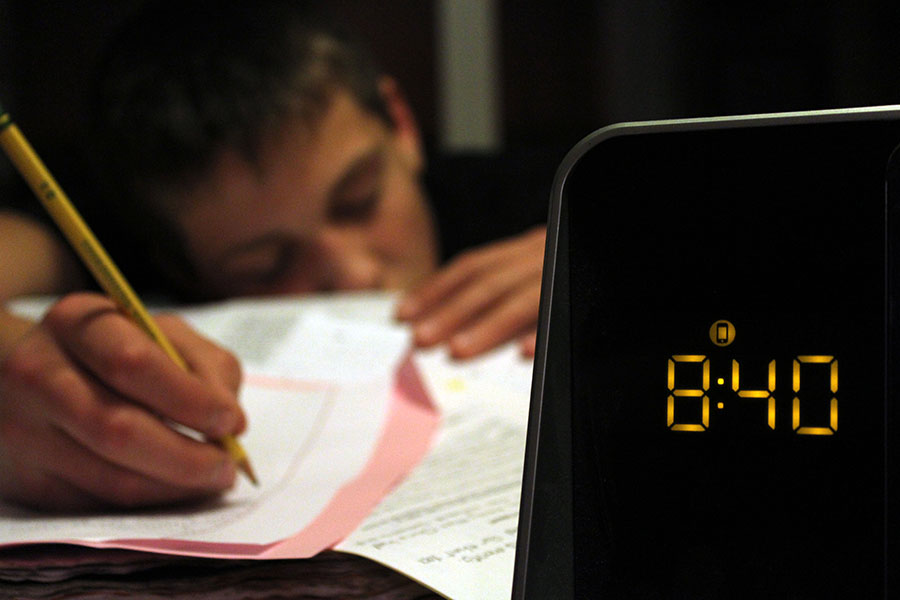 One problem with an excessive workload is that students can lose sleep. This can affect their academic performance.