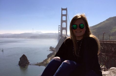While in San Francisco, Skyllar Duncan was able to also visit some of the famous sites like the Golden Gate Bridge. Duncan was in San Francisco job shadowing her dad. 
