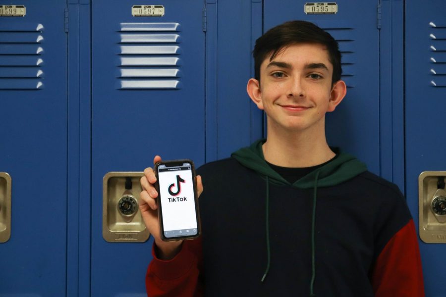 Junior Nolan Anderson has gained over 130 thousand followers on Tik Tok.