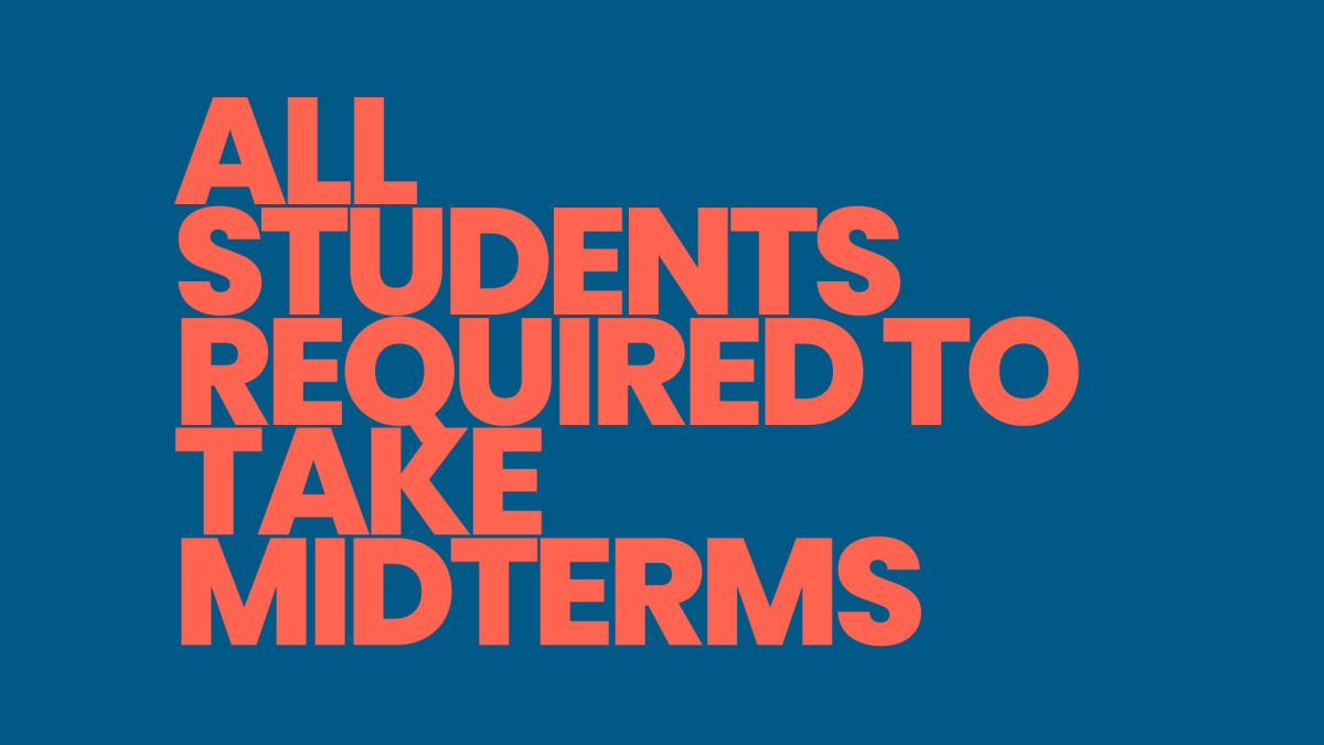 All students required to take midterms