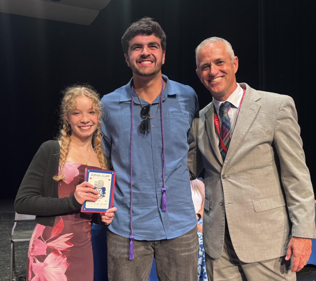 Sophia Clapp and William Wells were named Mr. and Ms. Lionheart at the Senior Awards Ceremony May 20. 